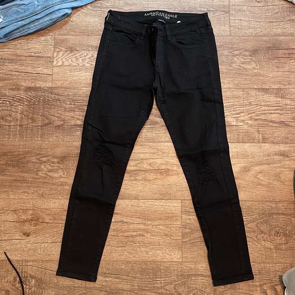 Black skinny jeans